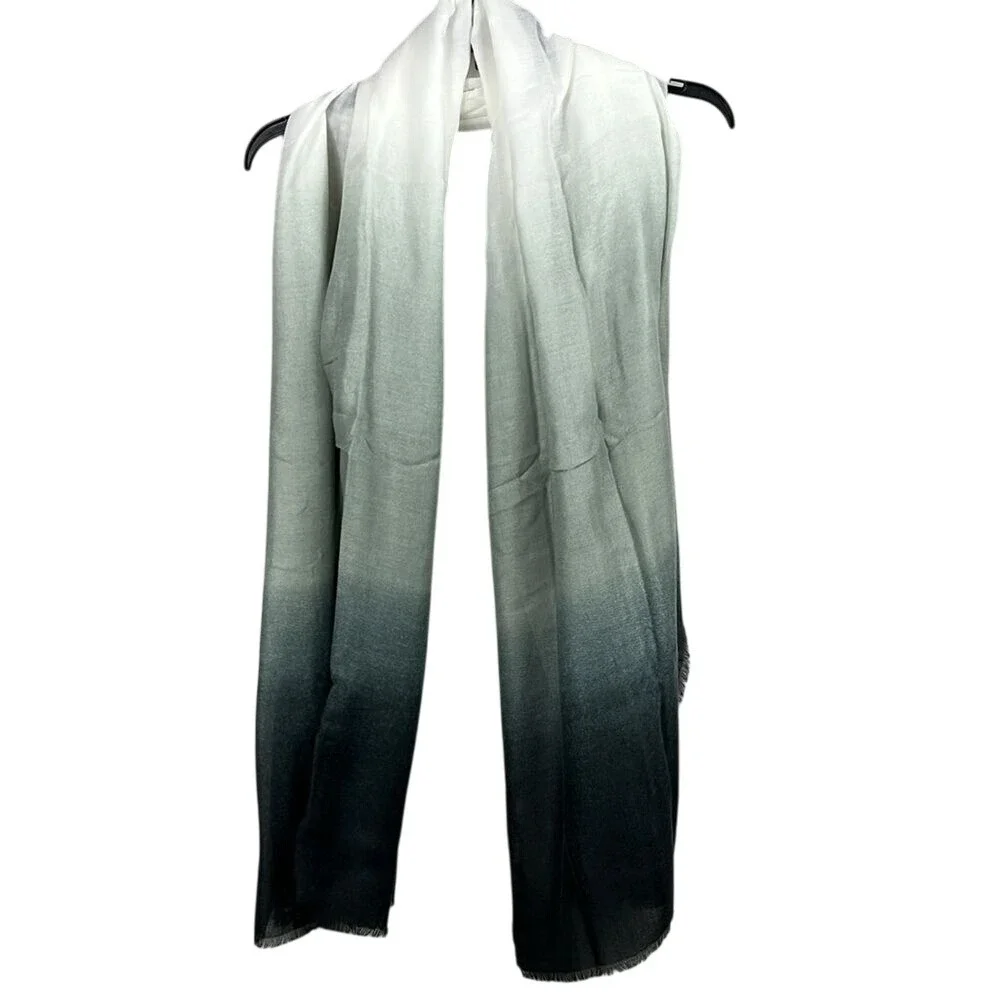 Cushnie Womens Carlie Scarf One Size Ombre 44X74 Polyester NWT